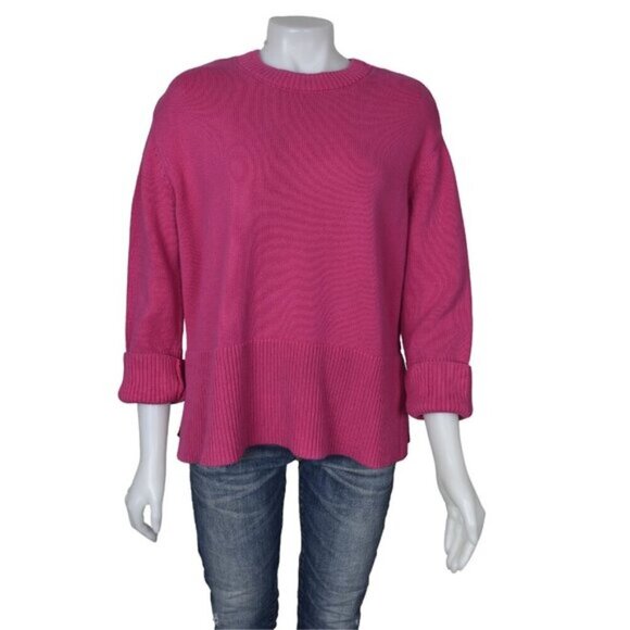 Gap Women's Crew Neck Sweater Pink Relaxed Fit Size Medium - Picture 3 of 15